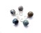 Sunset Dumortierite 6mm Bead Dangles, Small Gemstone Charms, 5 or 10 pieces, Adorabilities